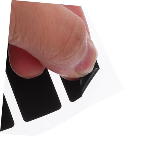 Tofficu Dünner Rutschfester Mausgriff Aufkleber Schweißresistentes Schwarzes Mauspad Klebeband für Gaming und Büro Universelle Passform für Kabelgebundene Kabellose Mäuse Bild 3