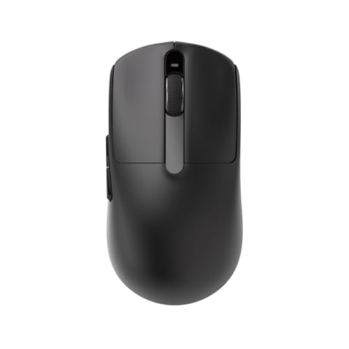 Akko Dash Max kabellose Gaming-Maus, 40g ultraleichte, PAW3395-Gaming-Sensor, kabellose (Bluetooth/2,4 GHz) und kabelgebundene Gaming-Maus, 8 einstellbare DPI-Stufen bis zu 26.000, PC-Mäuse, schwarz Bild 1