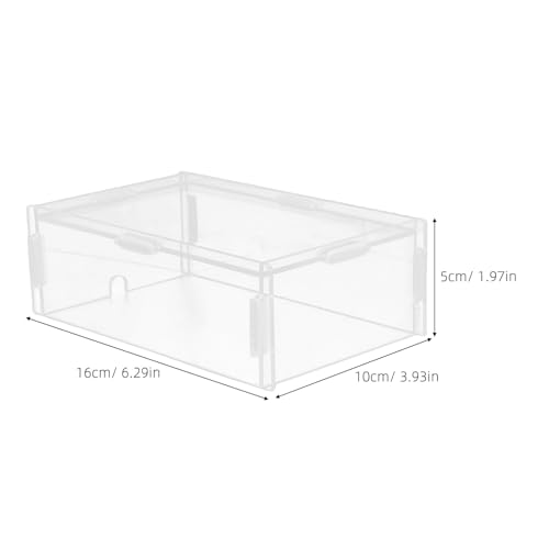 Operitacx Acryl Maus Staubschutz für Gaming Mäuse Transparente Schutzhülle 15,2x10,2x5,1cm Kratzfest und Leicht zu Reinigen Mausabdeckung für Büro und Homeoffice Bild 2