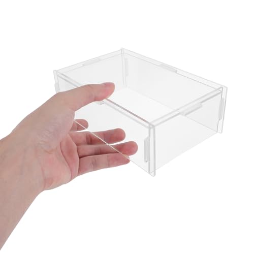 Operitacx Acryl Maus Staubschutz für Gaming Mäuse Transparente Schutzhülle 15,2x10,2x5,1cm Kratzfest und Leicht zu Reinigen Mausabdeckung für Büro und Homeoffice Bild 4