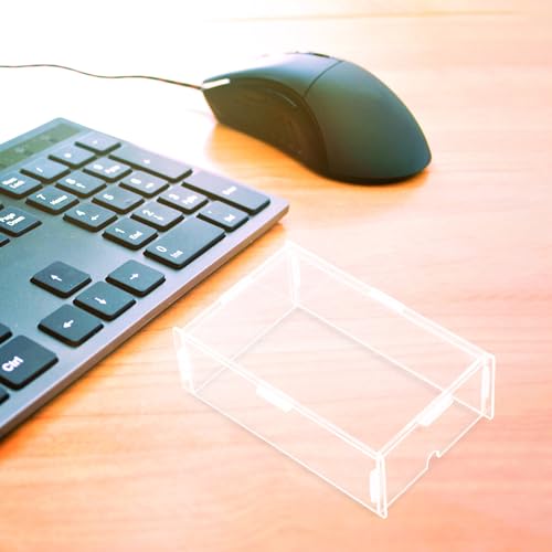 Operitacx Acryl Maus Staubschutz für Gaming Mäuse Transparente Schutzhülle 15,2x10,2x5,1cm Kratzfest und Leicht zu Reinigen Mausabdeckung für Büro und Homeoffice Bild 6