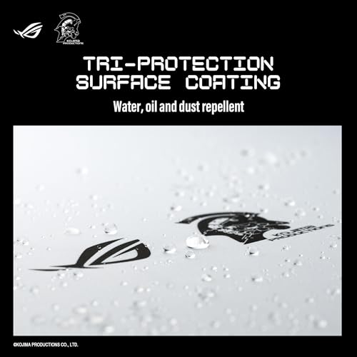 ASUS ROG Scabbard II XXL-KJP Gaming-Mauspad, XL, Nanobeschichtung, dreifache Wirkung (Wasser/Öl/Staub), Flache Kanten gegen Ausfransen und rutschfeste Gummiunterseite Bild 5