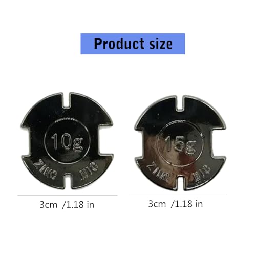 Genaues Mauskontrollgewicht 15 g/10 g Gegengewicht aus Metall für G502X GPROX SUPERLIGHT Hochpräziser Stabilitätsverstärker für Gaming Mäuse Bild 7