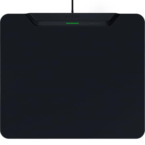Razer HyperFlux V2 kabelloses Ladesystem: Kontinuierliches Laden, Gaming-Mauspad & Puck, nahtlose automatische Kopplung, HyperSpeed-Multi-Geräte-Konnektivität, rutschfeste Gummiunterseite, harte Bild 1