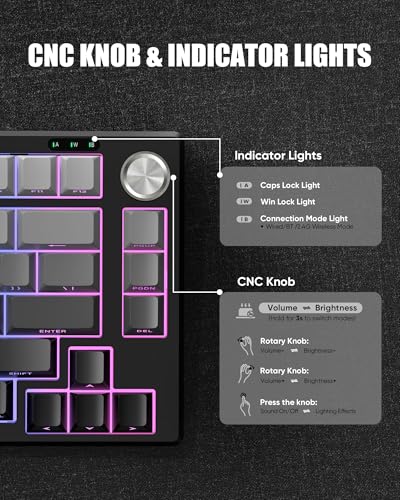 RedThudner K75 Wireless Gaming Tastatur und Maus Bild 3