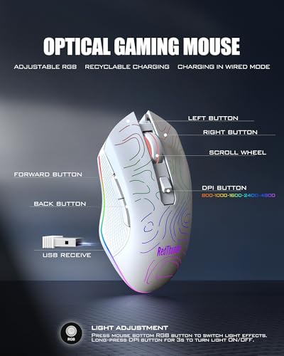 RedThudner K75 Wireless Gaming Tastatur Bild 5