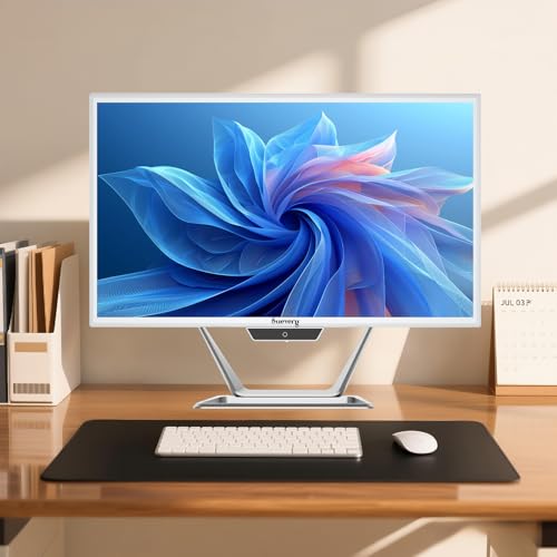suevery All-in-One PC 21.5 AIO Desktop Computer Core I5, 256G SSD 16G RAM, HD Webcam, Wi-Fi6, 1080P Gaming All in One 55.9 cm FHD Business Display für Home Office mit Tastatur & Maus Bild 5