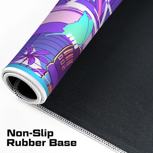 Starforge Jellyfish Crossing Gaming-Schreibtischunterlage – große erweiterte Maus- und Tastaturunterlage Bild 4