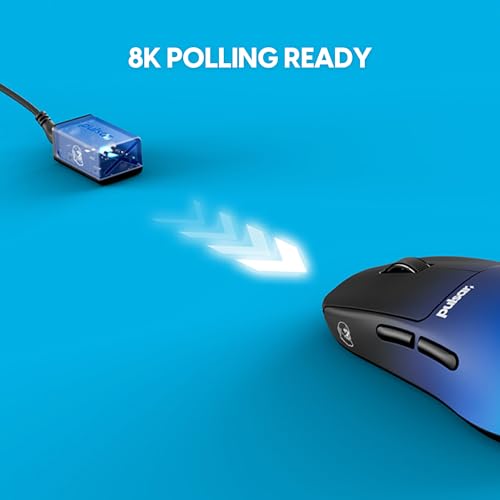 Pulsar Gaming Gears X2H Crazylight Kabellose Gaming-Maus, ultraleicht, 37 g, optischer Schalter, 32000 DPI, 750 IPS, XS-1-Sensor, 8K-kompatibel (Mini, BadSeedTech Edition) Bild 7