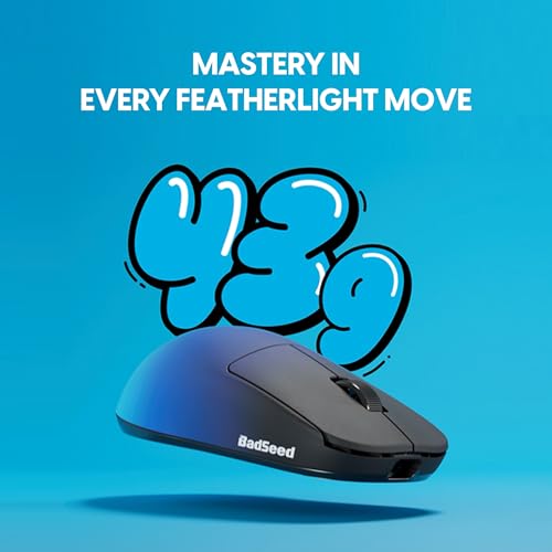Pulsar Gaming Gears X2H Crazylight Kabellose Gaming-Maus, ultraleicht, 43 g, optischer Schalter, 32000 DPI, 750 IPS, XS-1-Sensor, 8K-kompatibel (Medium, BadSeedTech Edition) Bild 3