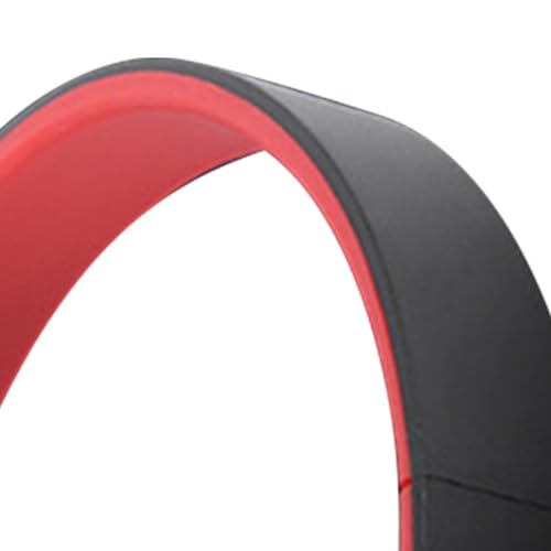Bluetooth-Headset mit RGB-Licht, tiefem Bass, Rauschunterdrückung, bequem, faltbar, kabelloses Gaming-Headset (Schwarz Rot) Bild 4