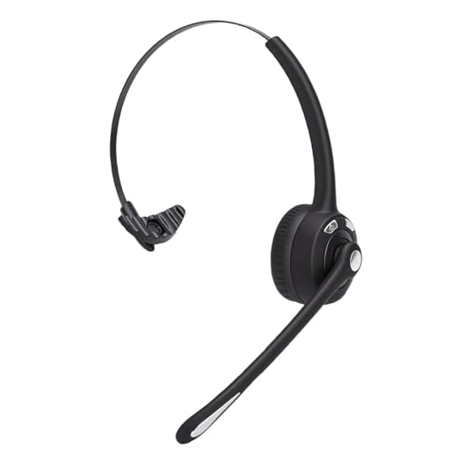 Headset, Kabelloses Headset mit Geräuschunterdrückendem Mikrofon 5.0 für Call Center Business Office Bild 1