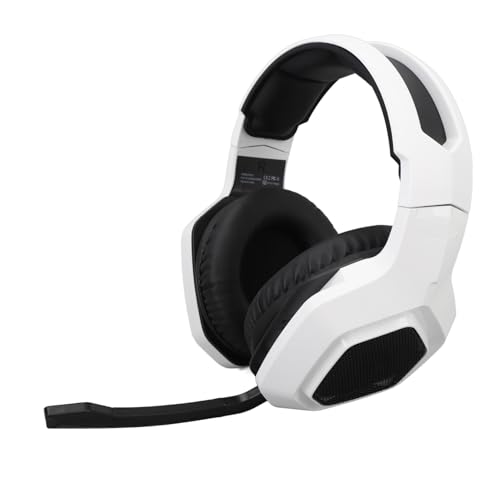 3,5 Mm Kabelgebundenes Gaming-Headset mit Sound mit Geringer Latenz, Ideales Tastenlayout für Gamer, Kabelloses Mobiles Headset, Gaming-Kopfhörer (White) Bild 1