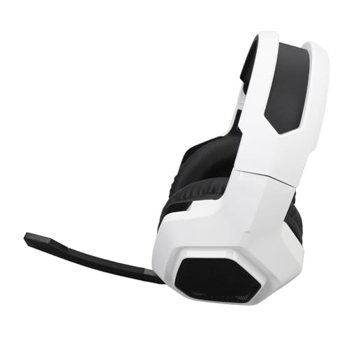 3,5 Mm Kabelgebundenes Gaming-Headset mit Sound mit Geringer Latenz, Ideales Tastenlayout für Gamer, Kabelloses Mobiles Headset, Gaming-Kopfhörer (White) Bild 7