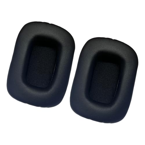 Ersatz Ohrpolster für 90 x 70 mm große Gaming Headsets. Ohrpolster mit weicheren Protein Leder Ohrpolstern Bild 1