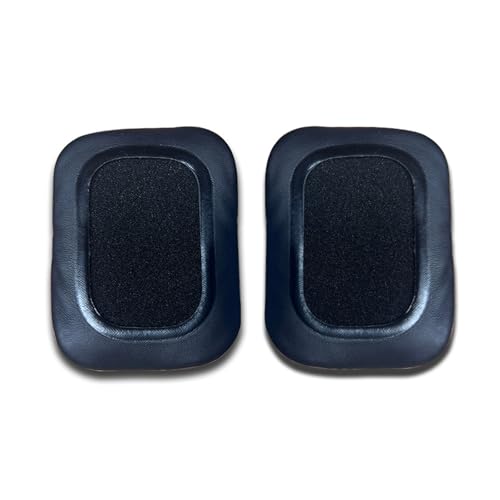 Ersatz Ohrpolster für 90 x 70 mm große Gaming Headsets. Ohrpolster mit weicheren Protein Leder Ohrpolstern Bild 7