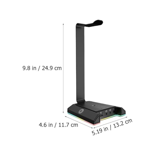 Kopfhörerständer Gaming mit Usb-ladeanschluss und Rgb-beleuchtung Headset-halterung für Schreibtisch Handyhalterung mit Multifunktionaler Kompatibilität Bild 3