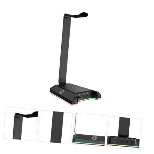 Kopfhörerständer Gaming mit Usb-ladeanschluss und Rgb-beleuchtung Headset-halterung für Schreibtisch Handyhalterung mit Multifunktionaler Kompatibilität Bild 6