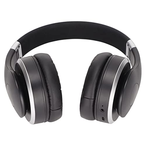 BH618 Kabellose Bluetooth-Kopfhörer, HiFi-Stereo-Bass, professionelle Gaming-Headsets für Spiele, Sport, Reisen, Zuhause, Büro, ABS, Eisblau (Schwarz) Bild 2