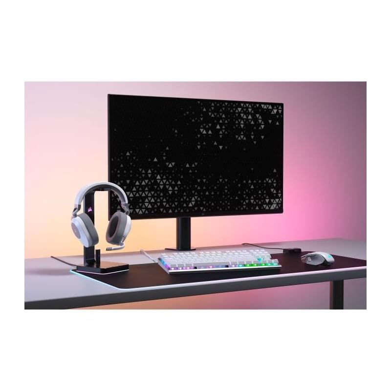 Corsair HS65 Wireless Gaming Headset Bluetooth Dolby 7.1-Surround-Sound - White (Generalüberholt) (Generalüberholt) Bild 2