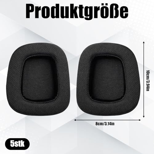 Ohrpolster Mit Atmungsaktivem Mesh & Memory-Schaum – Ersatz Für Lg G633, G933, G Pro Kopfhörer, Inkl. Stirnband Bild 2