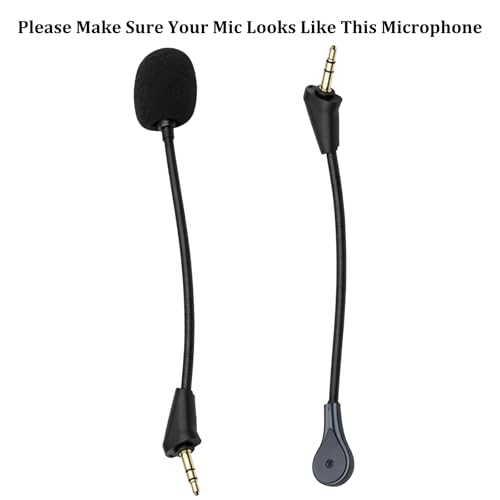 Abnehmbares Boom Mikrofon für Cloud Headsets - Gaming Headset Mikrofon-Ersatz mit Rauschunterdrückung als Austauschteil für Cloud Headset Modelle Bild 5