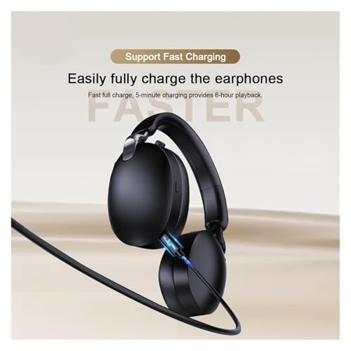 Generisch Kompatibel mit Aula A500 Wireless Head-Mounted Headphone 2.4G/Wired Nolse Reduction Headsets E-Sport-Gaming-Kopfhörer Mikrofon(Black) Bild 5