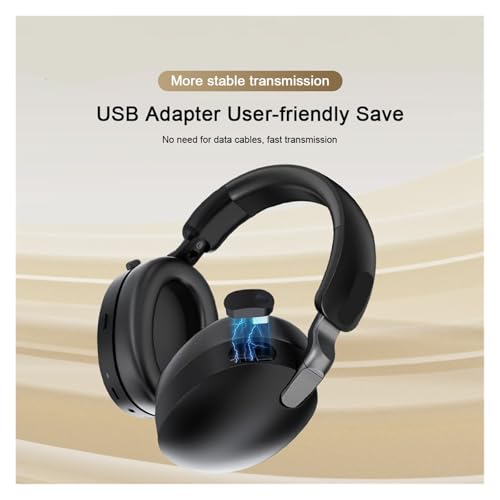 Generisch Kompatibel mit Aula A500 Wireless Head-Mounted Headphone 2.4G/Wired Nolse Reduction Headsets E-Sport-Gaming-Kopfhörer Mikrofon(Black) Bild 6