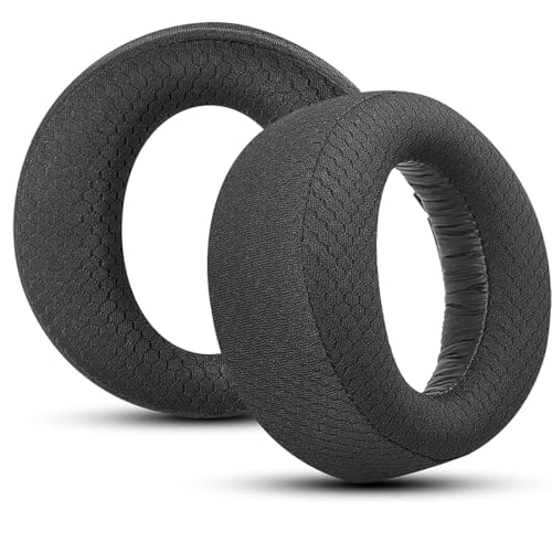 PS5 Kopfhörer Ohrpolster, Mesh Stoff Ersatzpolster mit Memory-Schaumstoff für Soy Puls 3D Wireless Headset, Ideal für Gaming, Musik und langes Tragen Bild 1