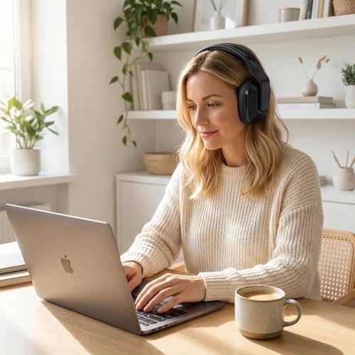 Hochwertige Ersatz-Ohrpolster kompatibel mit Logitech Gaming Headsets G935, G933, G930, G635, G633, G430, G432 & mehr – 1 Paar Memory-Schaumstoff Ohrkissen, Schwarz Bild 5