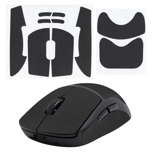 Mouse Grip Tape für Logitech G Pro Wireless 1 & 4, rutschfest Rundumschlag PU Maus Griptape Selbstklebend, Schweißabsorbierend und Ultradünn Atmungsaktiv Gaming Maus Zubehör Ultradünn Bild 1