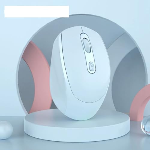 Cryfokt Kabellose Maus, 2 Modi, Wiederaufladbare Bluetooth-Computermaus, Leise Gaming-Maus mit Einstellbaren 800 1200 1600 DPI, für Laptop-Tablet-PC (hellblau) Bild 3
