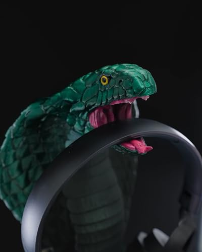 Kopfhörer Ständer Schlange – Dekorativer Headset-Halter im Reptilien-Design | Gaming Deko für Schreibtisch & Setup | Geschenk für Gamer Bild 3