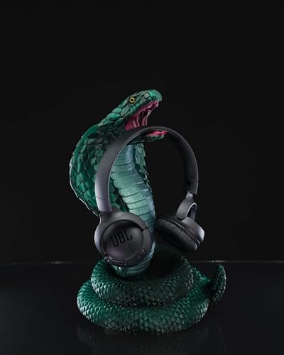 Kopfhörer Ständer Schlange – Dekorativer Headset-Halter im Reptilien-Design | Gaming Deko für Schreibtisch & Setup | Geschenk für Gamer Bild 4