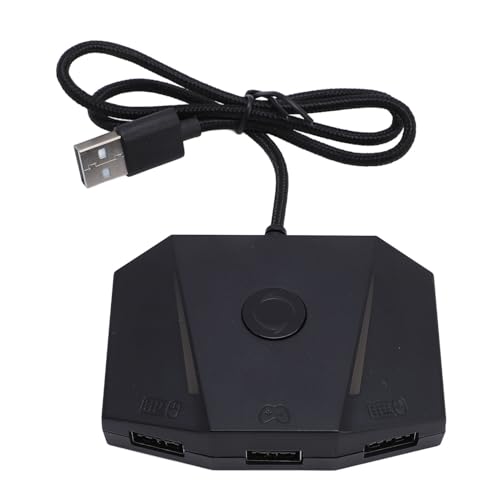 Spielekonsolen-Maus- und Tastatur-Konverter – APP-Steuerung Gaming-Maus-Tastatur-Adapter mit RGB-Licht für X/S und Bild 1
