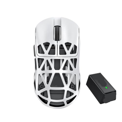 Kabellose Maus Magnesium PAW3950, leichte Gaming-Tri-Mode-8K-Gaming-Büromaus, kompatibel mit R2(Purple) Bild 4