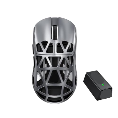 Kabellose Maus Magnesium PAW3950, leichte Gaming-Tri-Mode-8K-Gaming-Büromaus, kompatibel mit R2(Purple) Bild 5