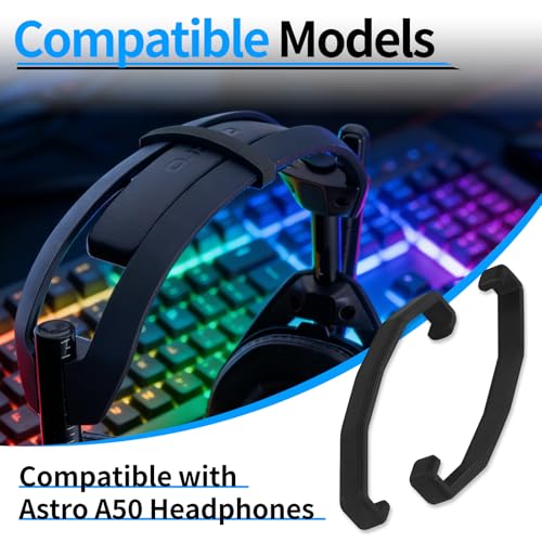 A50 Headband Clip für Astro Headset Kopfbügel - 2X Headband-Fix Geeignet für Logitech Astro A50 X, A 50 Gen 5/Gen 4, Mod Kit, Stabiler Kopfbügel-Clip zur Fixierung Kopfhörerheadbands, Einfache Montage Bild 6