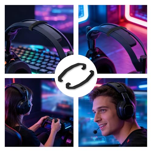 A50 Headband Clip für Astro Headset Kopfbügel - 2X Headband-Fix Geeignet für Logitech Astro A50 X, A 50 Gen 5/Gen 4, Mod Kit, Stabiler Kopfbügel-Clip zur Fixierung Kopfhörerheadbands, Einfache Montage Bild 7