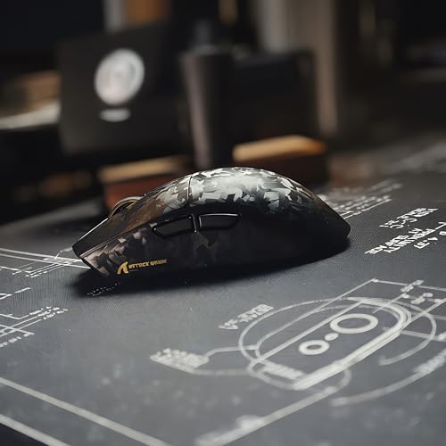 ATTACK SHARK X11 Ultra Wireless Gaming Mouse, Ultra-Light 63g, 42K DPI, 8K Polling, Nordic Chip, Carbon Fiber, for Esports & Pro Gamers Bild 3