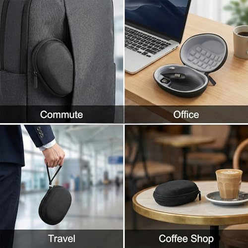 Aufbewahrungstasche für kabellose Bluetooth-Maus, Hartschutzhülle kompatibel mit MX Master 3S/3/2S Performance Maus, Eva-Material, mit Handgurt tragbare Ausführung, Digitale Gaming-Box Bild 6