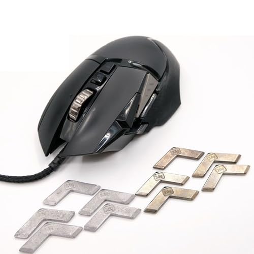 Anpassbare Gewichtssysteme für Gaming Mäuse 5 Metallteile für G502 verbessern die Kontrolle Perfekt für und in Büroumgebungen Bild 3