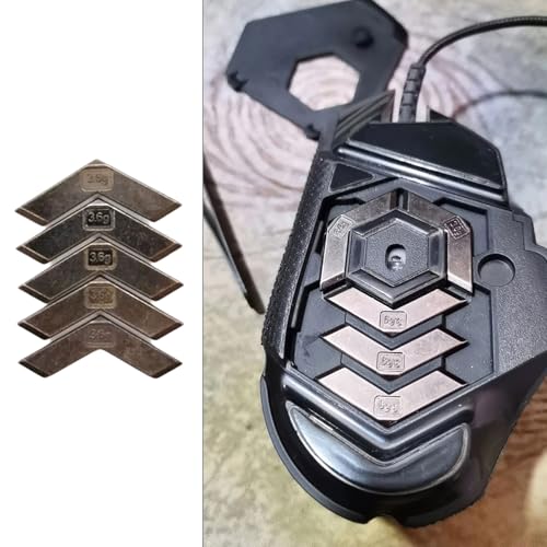 Anpassbare Gewichtssysteme für Gaming Mäuse 5 Metallteile für G502 verbessern die Kontrolle Perfekt für und in Büroumgebungen Bild 4