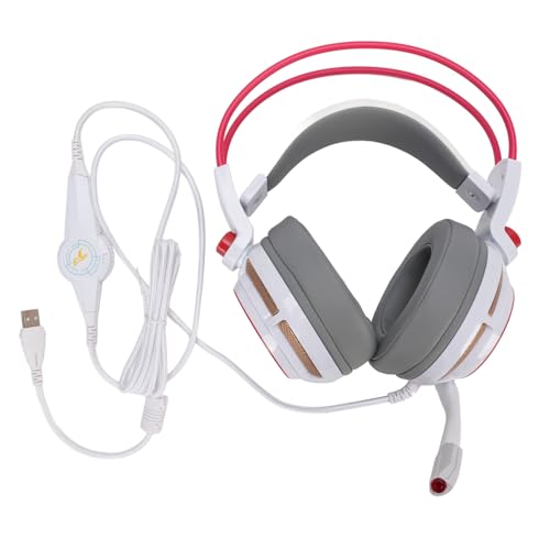 Gaming-Headset 7.1 Surround Sound, Vibrierender USB-Kopfhörer für Echtzeit-Kommunikation mit Teamkollegen Bild 6