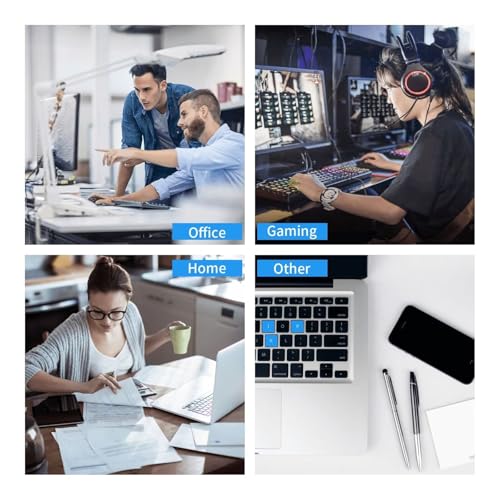 Kleines Mauspad 30 x 25 cm Gaming Mousepad, mit Rutschfester Gummiunterseite, Wasserdichtes Mini-Mauspad für Damen, Herren, Kabellose Maus Laptops, Zuhause, Büro, Reisen, niedliche Panda Z-470 Bild 7