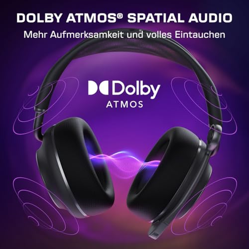 Turtle Beach Stealth Pro II Wireless Premium-Multiplattform-Gaming-Headset für Xbox Series X oder S, PS5, PS4, PC, Hi-Res 24-bit Audio, Geräuschunterdrückung, Schwarz Bild 5