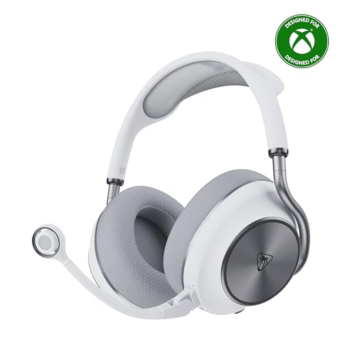 Turtle Beach Stealth Pro II Wireless Premium-Multiplattform-Gaming-Headset für Xbox Series X oder S, PS5, PS4, PC, Hi-Res 24-bit Audio, Geräuschunterdrückung, Weiß Bild 1