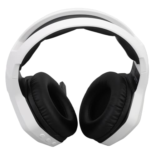 Yinhing Gaming-Headset mit Konnektivität Zur Aktiven Geräuschreduzierung und 3,5-mm-Kabeloption, Ideal für PC Und/oder Gaming. Stilvolles Weißes Design für Komfort (White) Bild 7