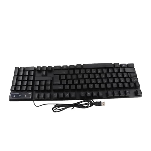 Irfora T-Wolf TF800 Gaming Combo 104 Tasten Regenbogen-Hintergrundbeleuchtung Tastatur 4-Farben-Maus 3,5 Mm Headset Anti-Rutsch-Mauspad Gaming-Set für PC//Switch Bild 4