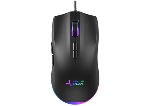 Play METIS Gaming-Set – Mechanische TAYGETE S Tastatur mit Red Switch RGB Anti-Ghosting + HELIKE Maus 3600 DPI HUANO + Mauspad, 12 Funktionstasten, kabelgebunden, Schwarz Bild 4